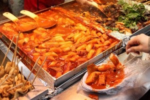 various food dishes displayed