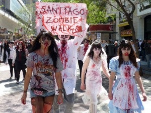 Zombie Walk in Chile