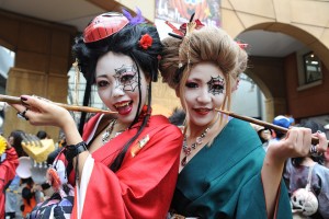 Kimono Vampires in Japan