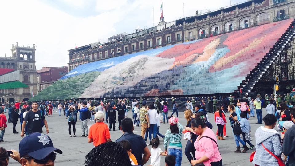 massive public art installation on display outdoors