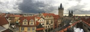 Panorama image of Prague, Czech Republic