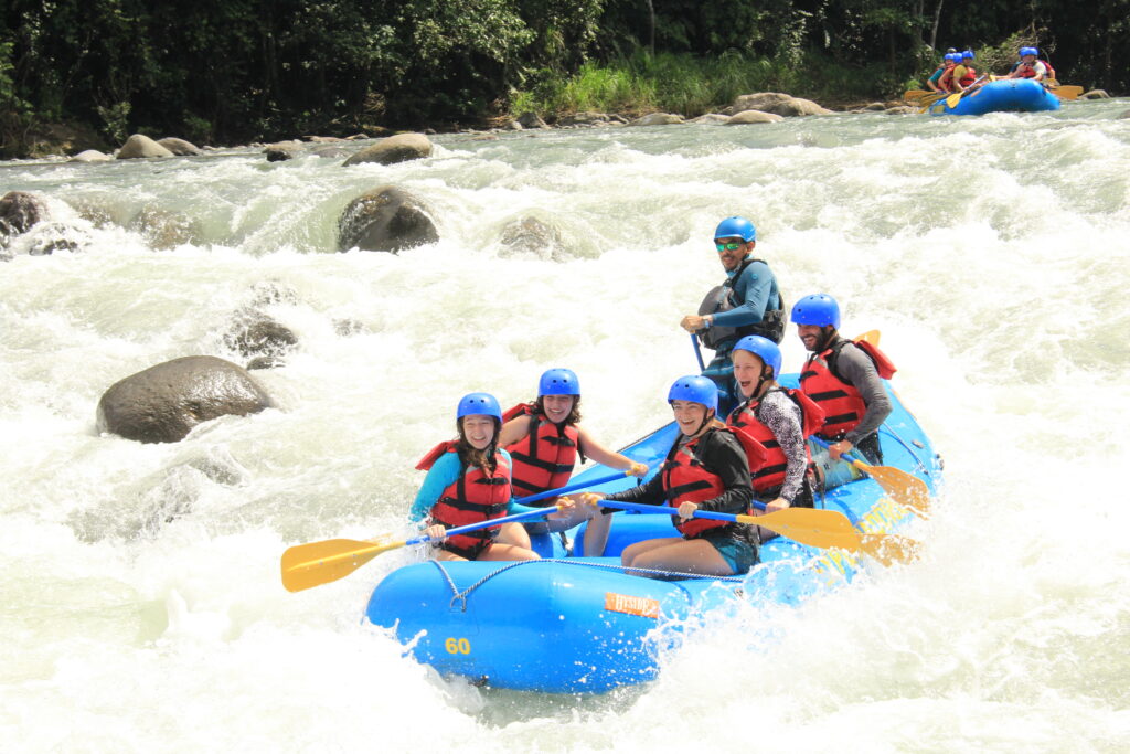 Whitewater rafting on the Pacuare River