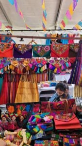 A picture of a colorful market in Jalisco