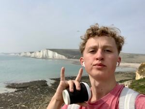 Global ambassador Devin Geelhoed at Seven Sisters Cliffs