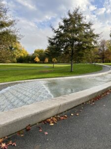 The Princess Diana Memorial Fountain in Hyde Park