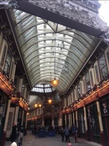 A local, airy food hall in London