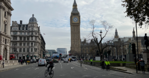 The Big Ben tower in London