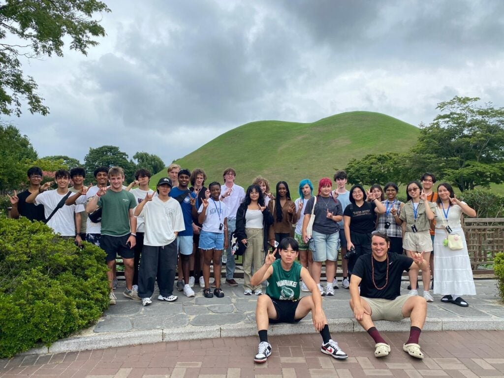 Group picture in Gyeongju