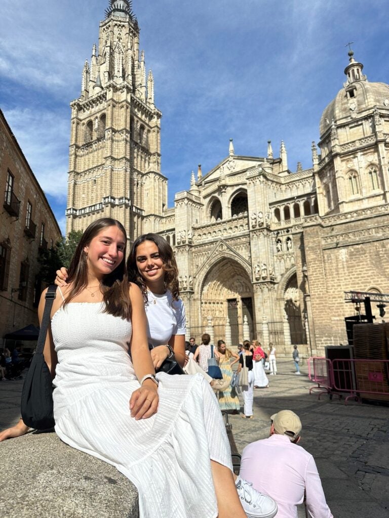 With Isabel Pimienta during our day trip to Toledo, a city located right outside of Madrid 