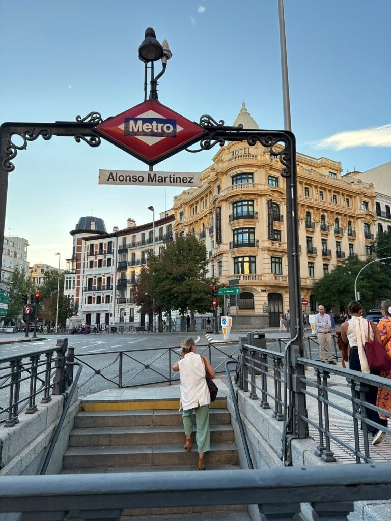 Madrid is a charming city with beautiful architecture, popular metro stations and well-dressed inhabitants  