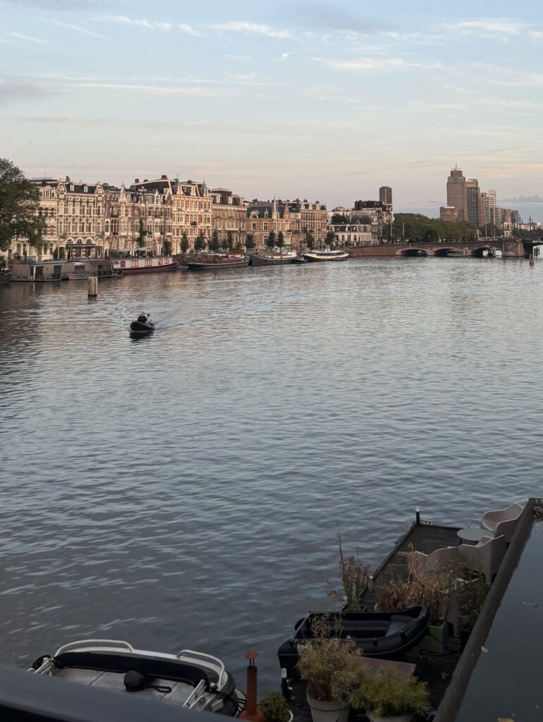 View from an Amsterdam bridge
