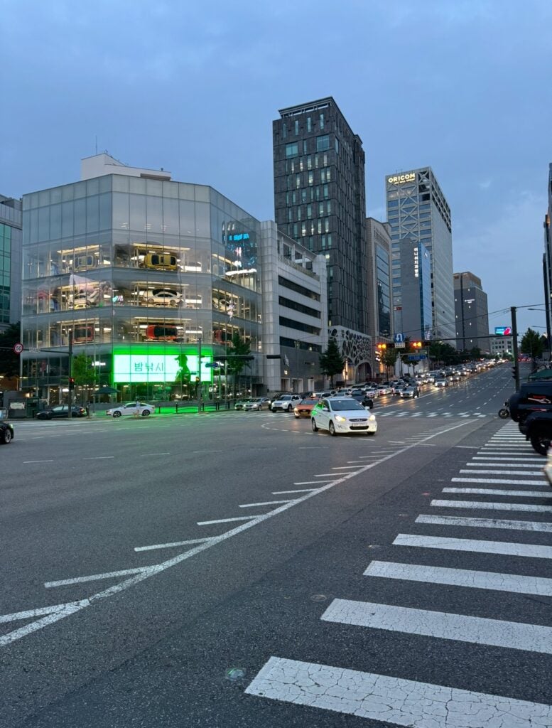 Gangnam as it looked when I first arrived in Seoul