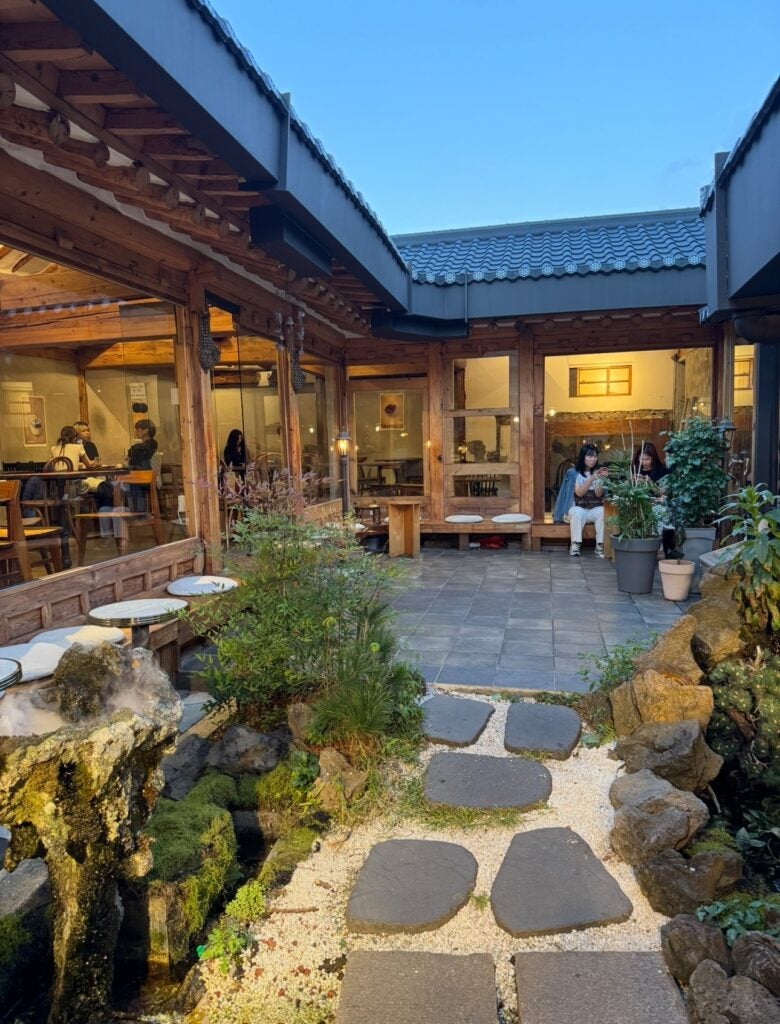 A traditional café in Ikseon-dong Hanok Village