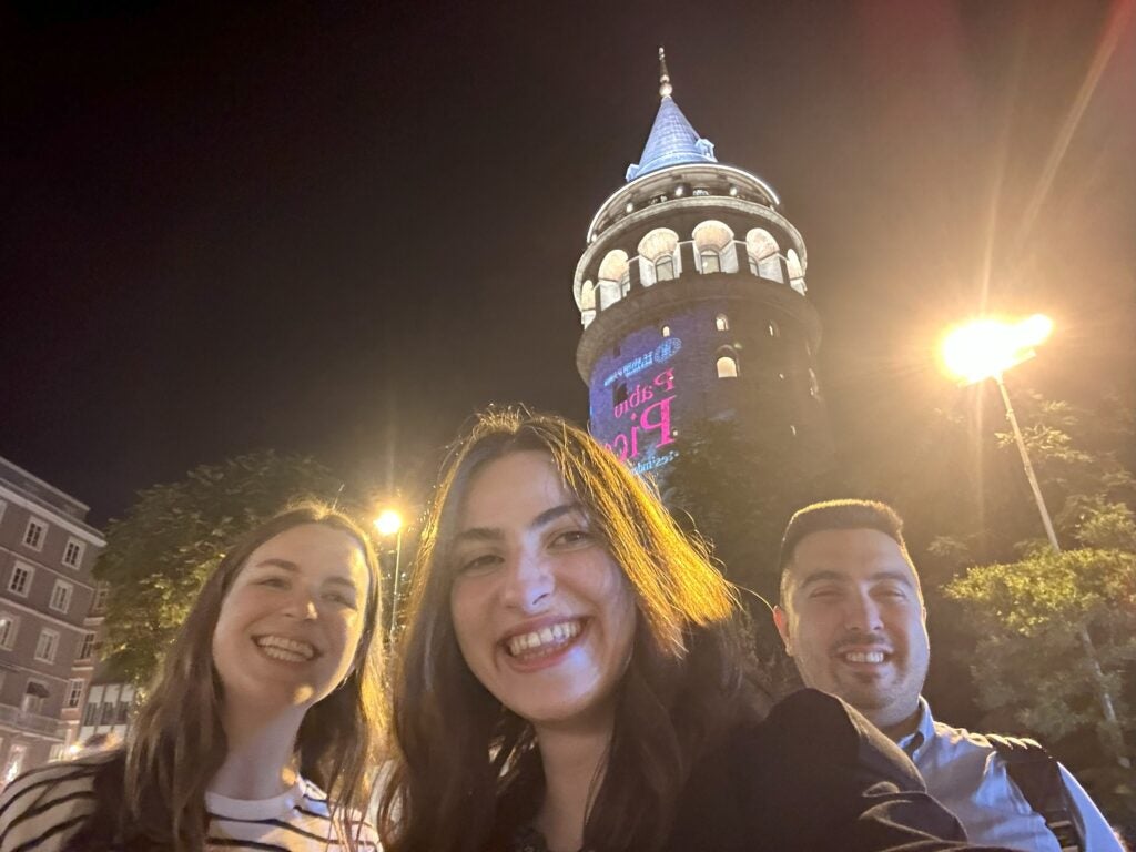 Galata Tower with friends