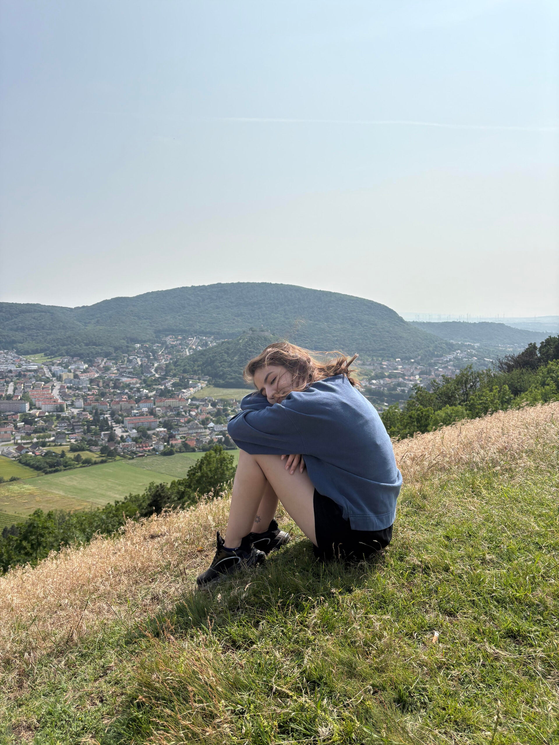 On a hill in Hainburg an der Donau, Austria; near the Danube River
