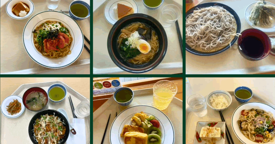 A selection of lunches from the IGES cafeteria