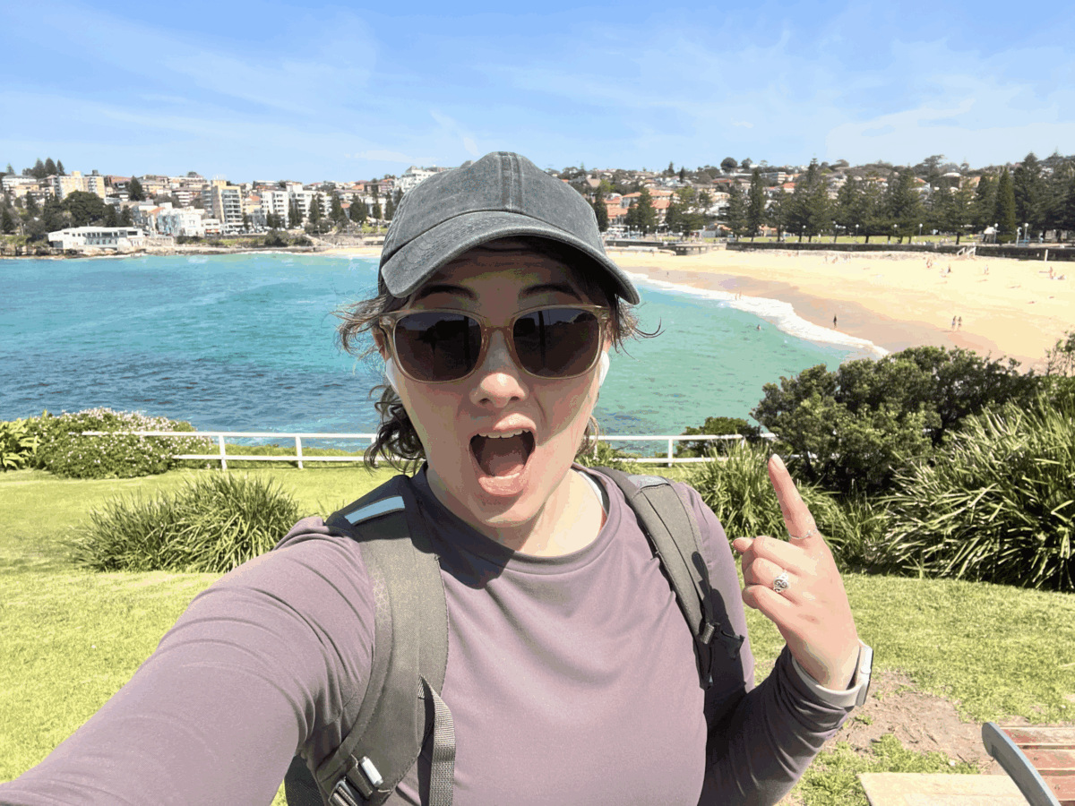 Amber exploring Australia