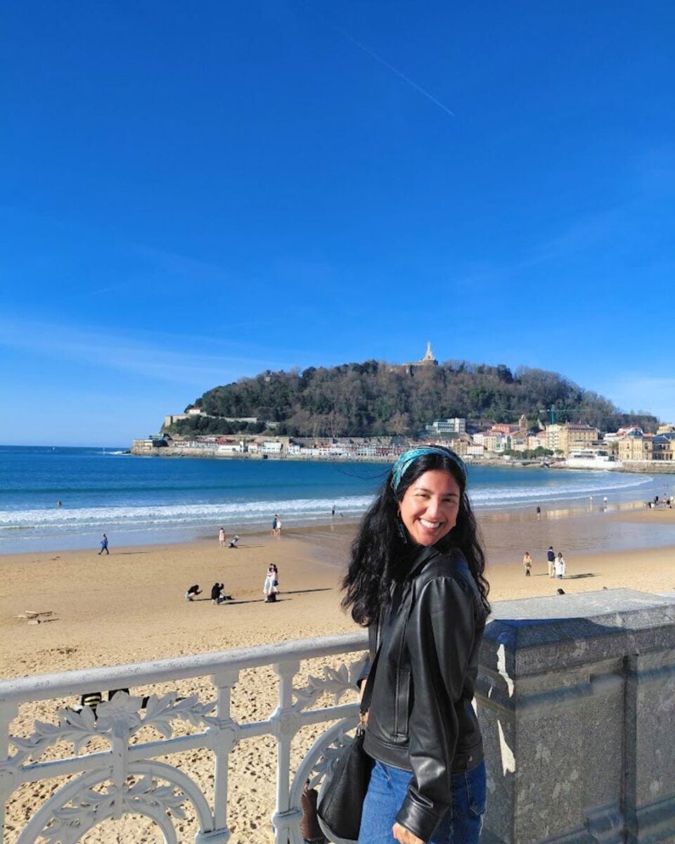 Mariana at San Sebastián's Beach