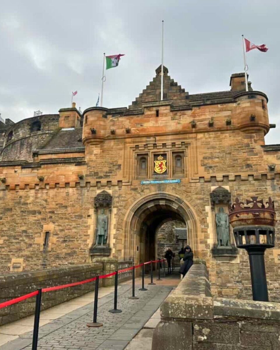 The entrance to Edinburgh Castle