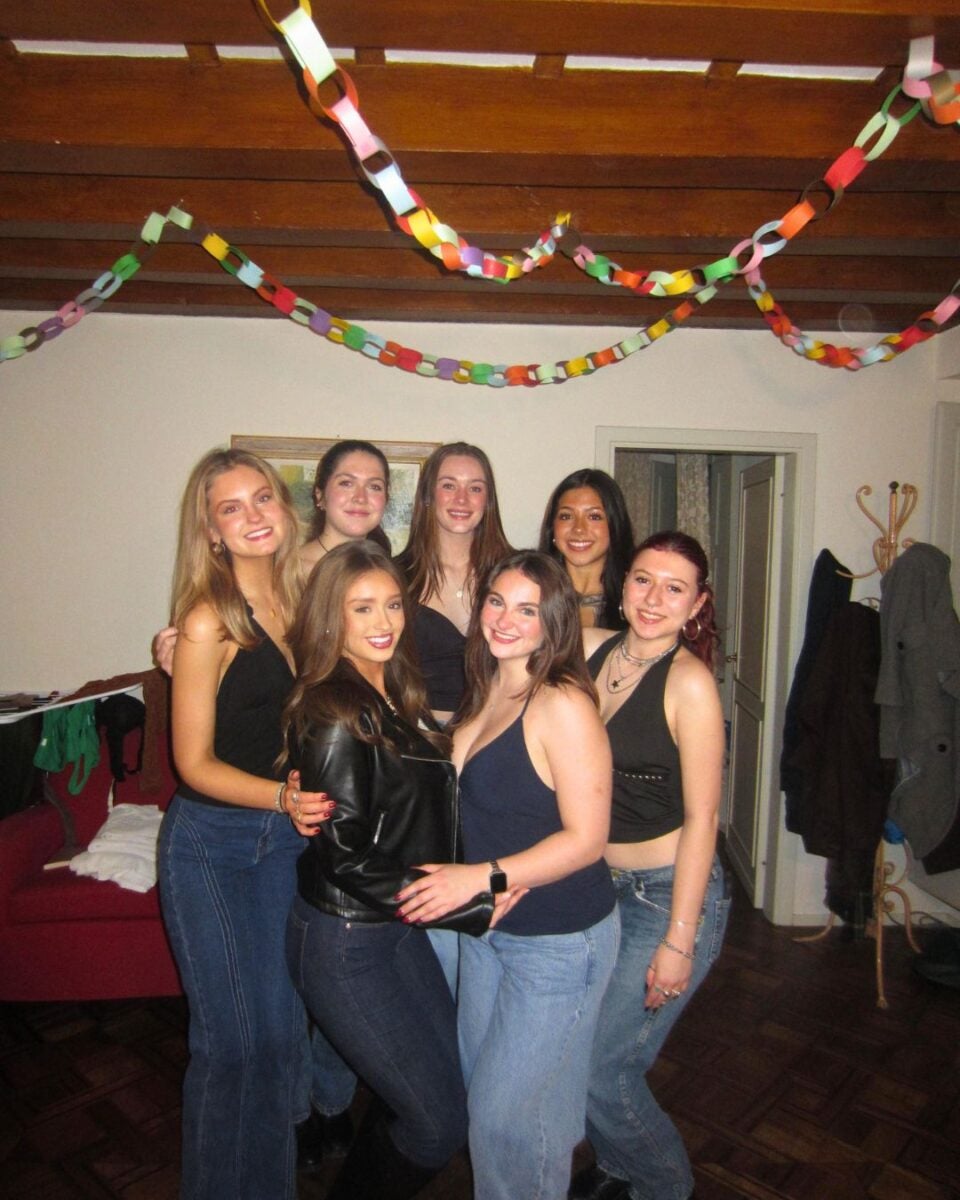 Group photo with friends